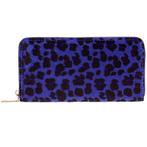 Portemonnee wildlifeprint blauw met vacht - 20x11cm NIEUW, Sieraden, Tassen en Uiterlijk, Ophalen of Verzenden, Nieuw