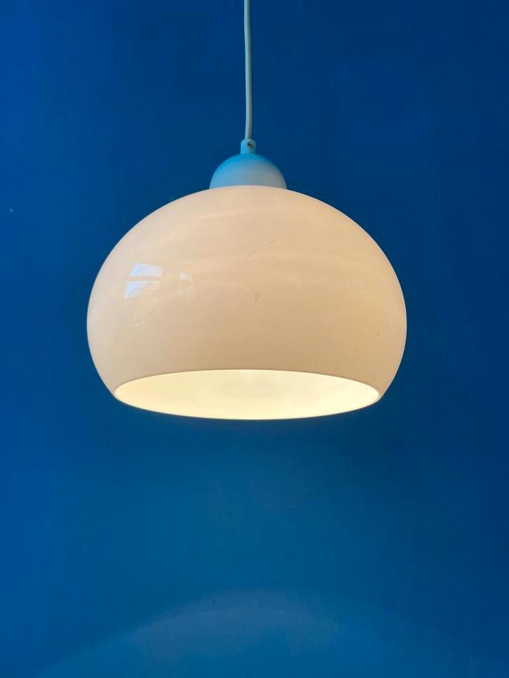 Small White Space Age Mushroom Hanging Lamp, Huis en Inrichting, Lampen | Hanglampen, Nieuw, Ophalen of Verzenden