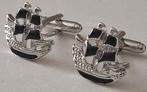 Maritieme objecten (2) - Sailor knot cufflinks - .925, Antiek en Kunst