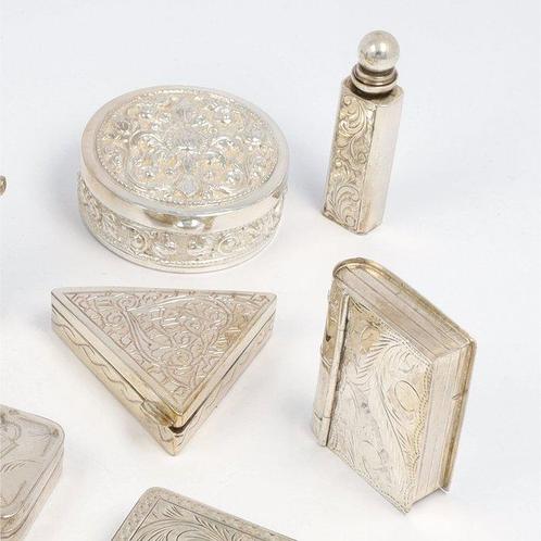 Verzameling Doosjes - Pillendoosje - Pepermuntdoos (23) -, Antiek en Kunst, Antiek | Goud en Zilver