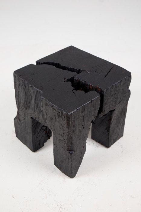 Logniture - Bijzettafel - Kruk - Eik, Antiek en Kunst, Kunst | Designobjecten