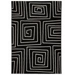 'MANIAK' 160/230 cm kortpolig design tapijt voor de woonkame
