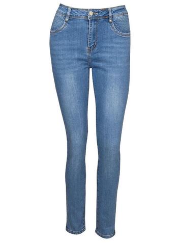 Norfy Jeans Chantal, dames spijkerbroek blauw