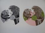 Brugman, Gideon - 2 Silkscreen - Twee kussende vrouwen -, Boeken, Stripboeken, Nieuw