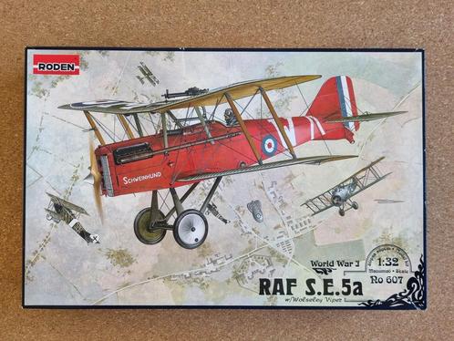 Roden 607 RAF S.E.5a w/Wolseley Viper 1:32, Hobby en Vrije tijd, Modelbouw | Vliegtuigen en Helikopters, Verzenden