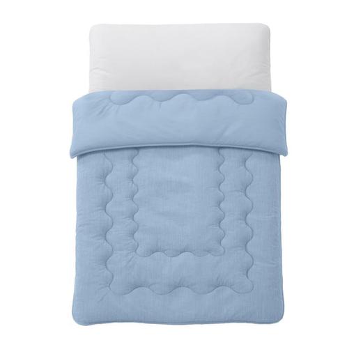 Verkoelend lazy dekbed en dekbedovertrek in één - 140 x 200, Huis en Inrichting, Slaapkamer | Beddengoed, Blauw, Nieuw, Verzenden