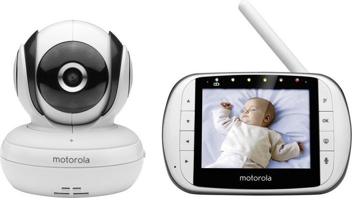 Motorola MBP-36S Babyfoon met camera •, Kinderen en Baby's, Babyfoons, Zo goed als nieuw, Verzenden