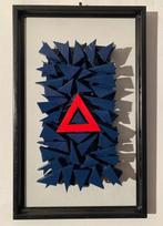 Paolo Contin - Triangolo Rosso, Antiek en Kunst, Kunst | Schilderijen | Modern
