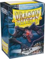 Dragon Shield Standard Sleeves - Matte Black (100 Sleeves) |, Hobby en Vrije tijd, Verzamelkaartspellen | Overige, Nieuw, Verzenden