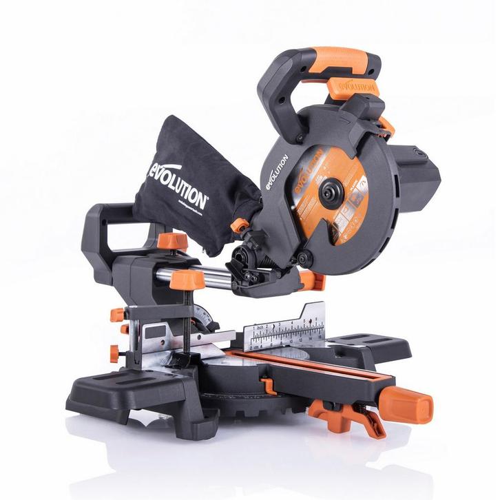Evolution Rage R185SMS+ verstek/afkortzaag 185mm | R185SMS+, Doe-het-zelf en Verbouw, Gereedschap | Zaagmachines, Overige typen