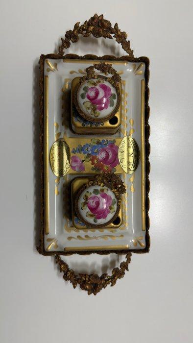 limoges - vintage - Inktpot - Keramiek, Antiek en Kunst, Curiosa en Brocante