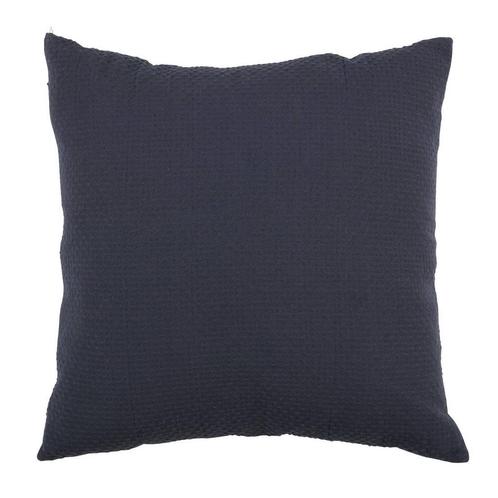 Woood sierkussen (42x42 cm) - Donkerblauw, Huis en Inrichting, Woonaccessoires | Kussens, Verzenden