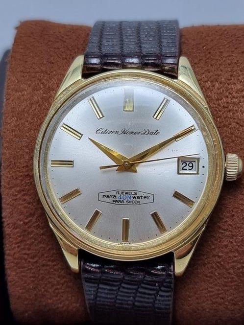 Citizen - HOMER DATE - Zonder Minimumprijs - Heren -, Sieraden, Tassen en Uiterlijk, Horloges | Heren