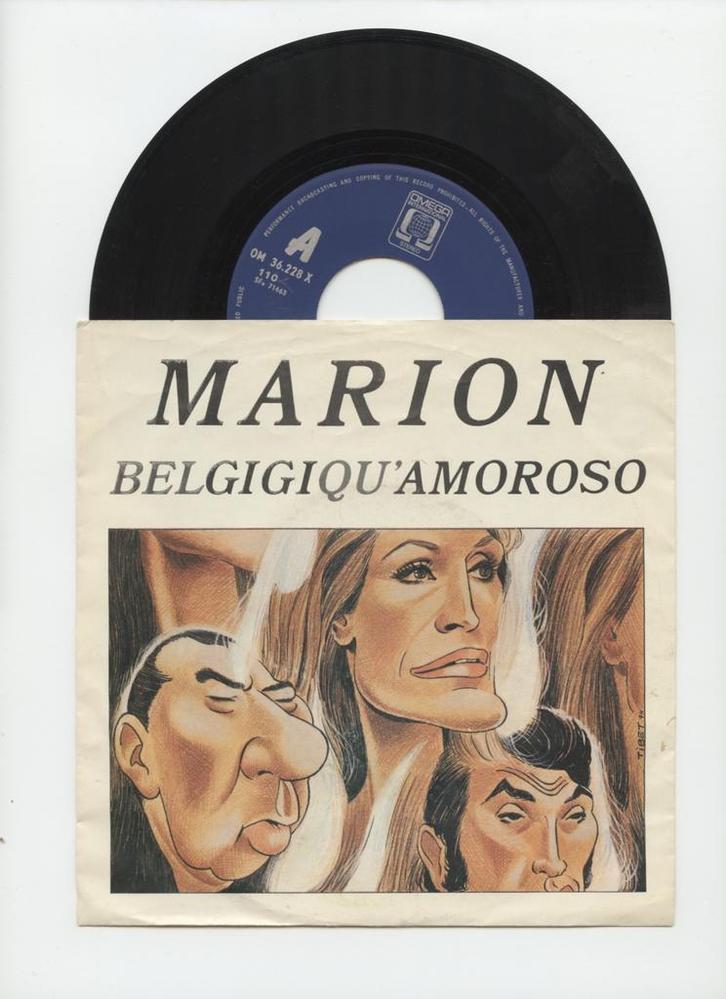 Marion, Stéphane Steeman – Belgigiqu Amoroso / Questionnair, Cd's en Dvd's, Vinyl Singles, Ophalen of Verzenden