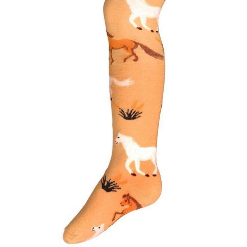 Kindermaillot Beige met Paarden - 92/98 NIEUW, Kinderen en Baby's, Kinderkleding | Schoenen en Sokken, Meisje, Nieuw, Ophalen of Verzenden