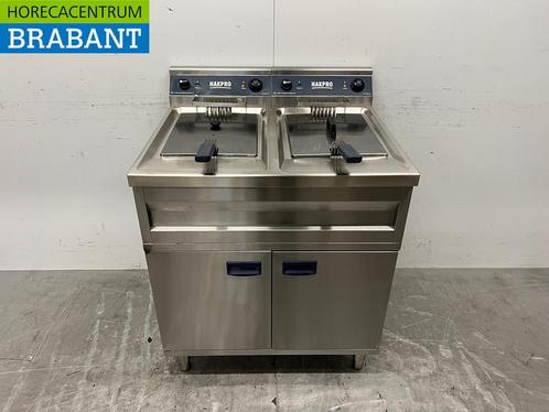 RVS Dubbele Friteuse 2 x 12 liter 400V Horeca, Zakelijke goederen, Horeca | Keukenapparatuur, Gebruikt, Ophalen of Verzenden