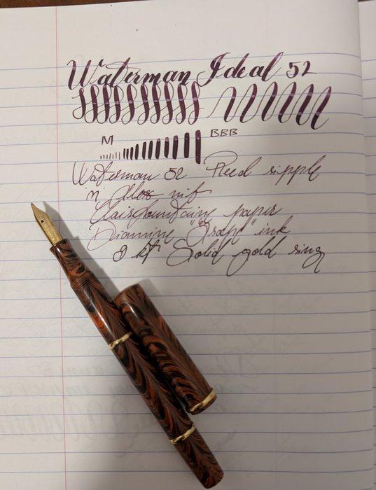 Waterman - 52 Superflex nib 9kt solid gold ring - Zonder, Verzamelen, Pennenverzamelingen
