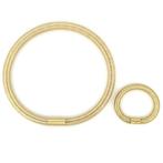 Bracciale e anello - 2,50 grammi - flexible size - 2-delige