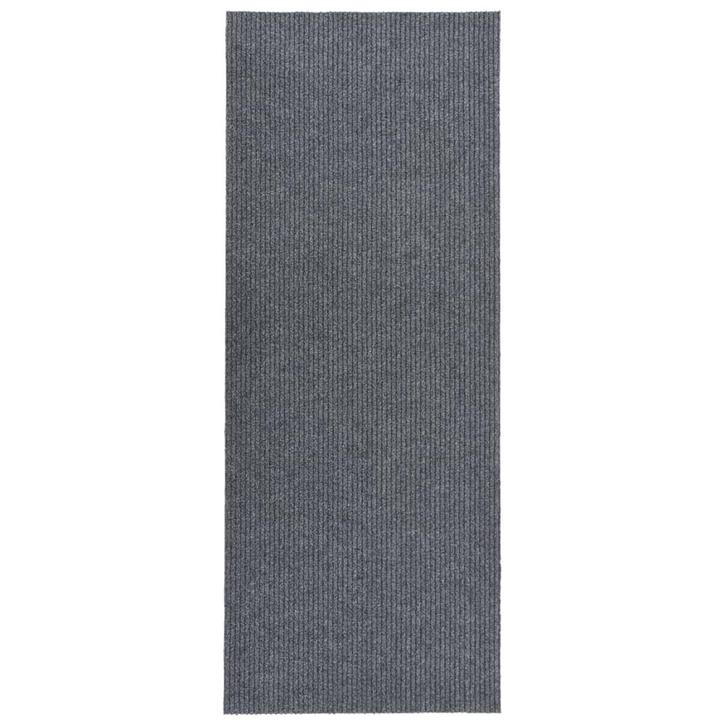 vidaXL Droogloopmat 100x300 cm grijs, Huis en Inrichting, Stoffering | Tapijten en Kleden, Grijs, Nieuw, Verzenden