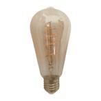 LED FILAMENT 6W E27 DIMBAAR AMBER 2400K, Huis en Inrichting, Lampen | Losse lampen, Verzenden, Nieuw, E27 (groot)