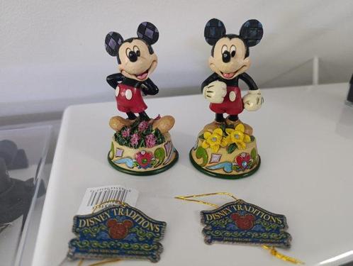 Enesco/Disney - Jim Shore - Figuur - Mickey Mouse - 2 Stück, Verzamelen, Disney