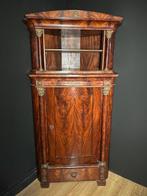 Hoekkast - Hout, IJzer, Brons, Messing - Antieke Angoliera