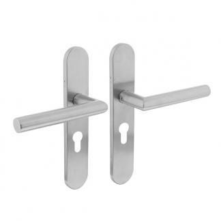 Deurbeslag | Deurklink met cilinderschild | Intersteel | 55, Doe-het-zelf en Verbouw, Hang- en Sluitwerk, Nieuw, Verzenden