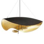 Catellani & Smith Lederam Manta Hanglamp LED, goud/zwart/zwa, Verzenden, Nieuw