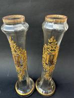 Lobmeyr(?) - Vaas (2) - Glas, Antiek en Kunst, Antiek | Glas en Kristal