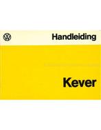 1975 VOLKSWAGEN KEVER 1200 INSTRUCTIEBOEK NEDERLANDS, Auto diversen, Handleidingen en Instructieboekjes