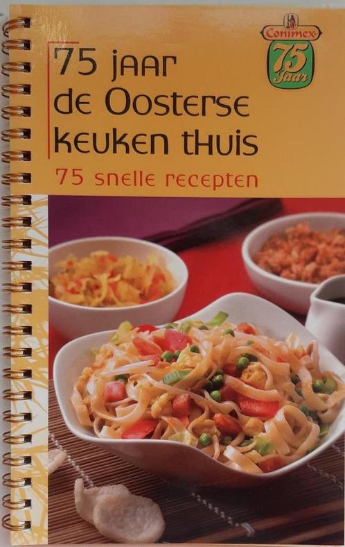 75 Jaar de Oosterse Keuken thuis. 8717125077177 Conimex, Boeken, Overige Boeken, Zo goed als nieuw, Verzenden