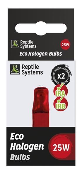 Reptile Systems Eco Halogen Infrared 2 x 25 Watt, Dieren en Toebehoren, Vissen | Aquaria en Toebehoren, Nieuw, Ophalen of Verzenden