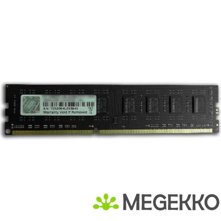 G.Skill DDR3 Value 4GB 1333MHz - [F3-1333C9S-GGNS], Computers en Software, RAM geheugen, Nieuw, Verzenden