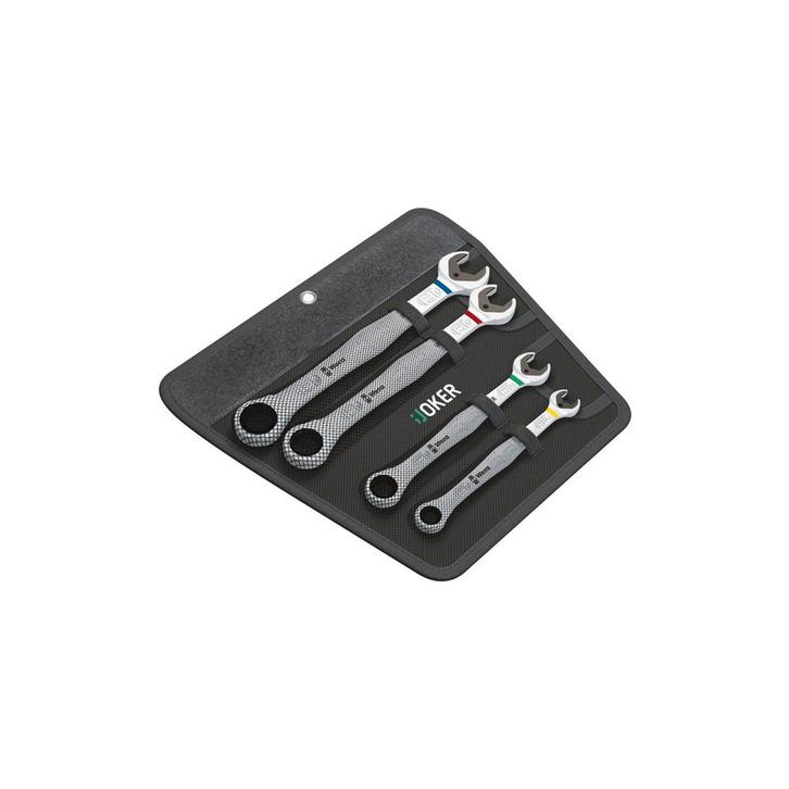 Ringratelsleutel- set JOKER 4-delig Wera, Doe-het-zelf en Verbouw, Gereedschap | Handgereedschap, Nieuw, Verzenden