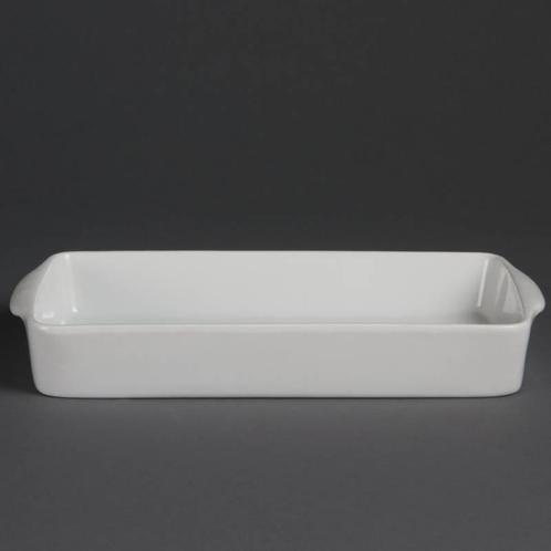 Witte Ovenschaal Rechthoekig 32x17cm | 6 stuks, Zakelijke goederen, Horeca | Overige, Verzenden