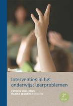 Interventies in het onderwijs: leerproblemen 9789462365469, Boeken, Patrick Snellings, Maaike Zeguers, Gelezen, Verzenden