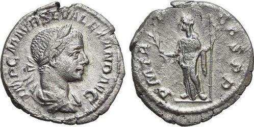 Denar 222-235 n Chr Rom Severus Alexander 222-235 n Chr, Postzegels en Munten, Munten | Europa | Niet-Euromunten, Verzenden