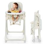 Opvouwbare Hoge Stoel voor Babys en Peuters 6 Hoogtes 5 Lig