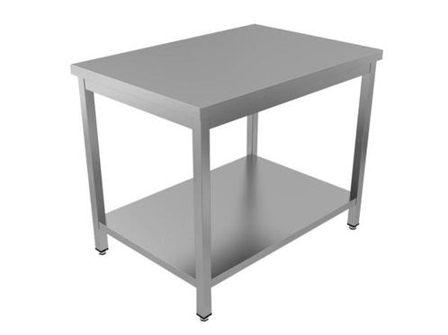 Werktafel | bodemschap | RVS | 120x70 cm, Zakelijke goederen, Horeca | Keukenapparatuur, Nieuw in verpakking, RVS Meubilair