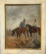 Luigi Norfini (1825-1909) - Militari a cavallo, Antiek en Kunst