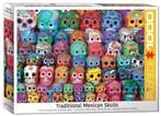 Traditional Mexican Skulls Puzzel (1000 stukjes) |, Nieuw, Verzenden