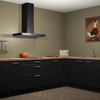 Zwarte keuken Canberra 28615, Verzenden, Nieuw
