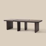 *WOONWINKEL* Salontafel Set Donker Mangohout, Huis en Inrichting, Tafels | Salontafels, Verzenden, Nieuw