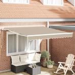 vidaXL Uitschuifbare Luifel Beige Beige 350 x 250 cm Beige, Verzenden, Nieuw