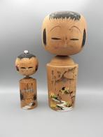 Creatieve Japanse kokeshi-poppen - Hout - Japan - Shwa