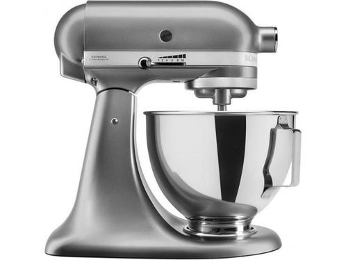 KitchenAid 5KSM95PSECU - Keukenmachine - Zilver, Huis en Inrichting, Woonaccessoires | Overige, Zo goed als nieuw, Verzenden