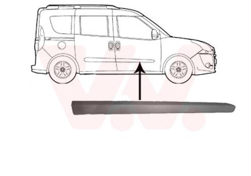 DEURBEKLEDING VOOR FIAT DOBLO 2009-2014 735497896, Auto diversen, Auto-accessoires, Nieuw, Ophalen of Verzenden