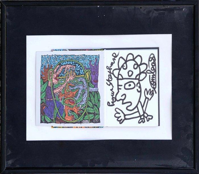 Robert Combas (1957) - Homme fleur, Antiek en Kunst, Kunst | Designobjecten