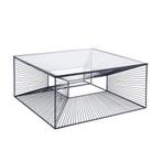 *WOONWINKEL* Kare Design Dimension Vierkante Salontafel Staa, Huis en Inrichting, Tafels | Salontafels, Verzenden, Nieuw