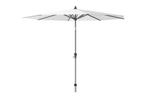 Platinum Riva parasol 3 m. Wit, Tuin en Terras, Parasols, Nieuw, Stokparasol, Verzenden, Kantelbaar
